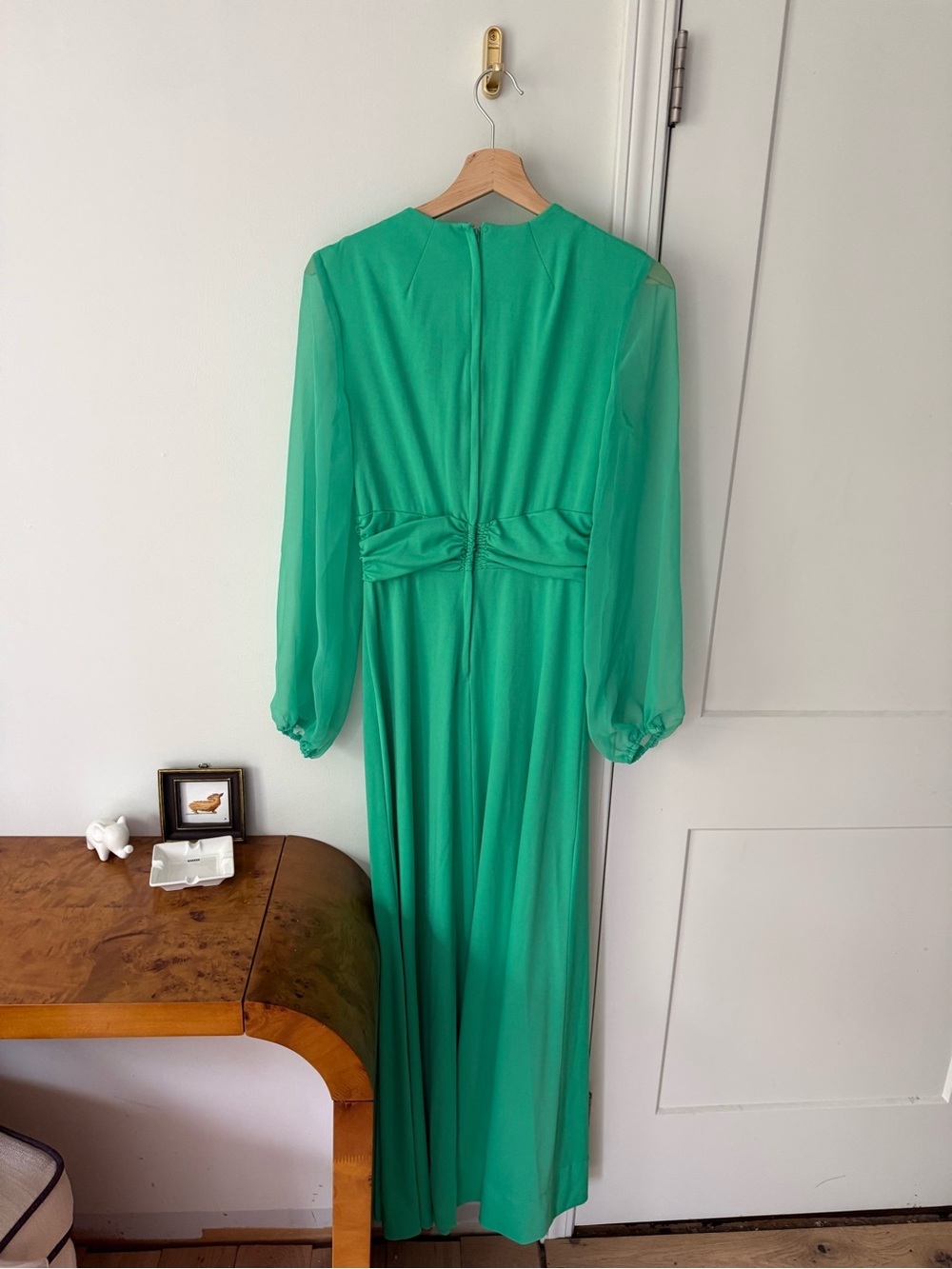 Vintage 1960s-70s flowy sleeve gown - Picture 3 of 3
